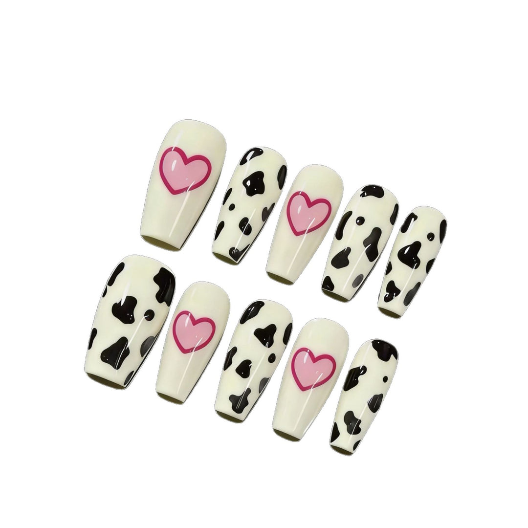 Whimsical Bear-Themed Press-On Nail Art Kit Stornfield