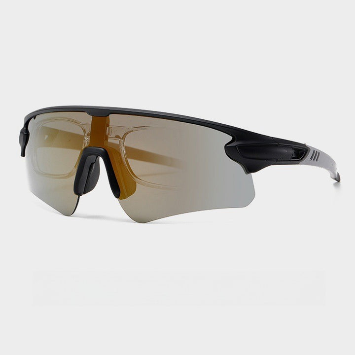 Unisex sporty high-performance sunglasses with aerodynamic design and adjustable nose pad Stornfield