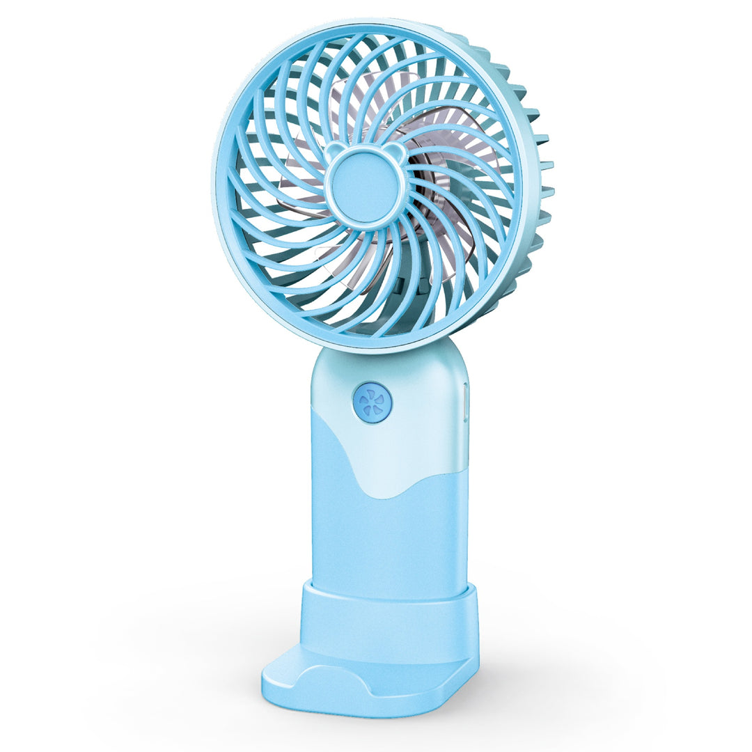 Ladies Portable Handheld Fan with Height Adjustable Stand Stornfield