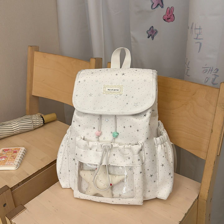 Fun Star-Embellished Mini Backpack Stornfield