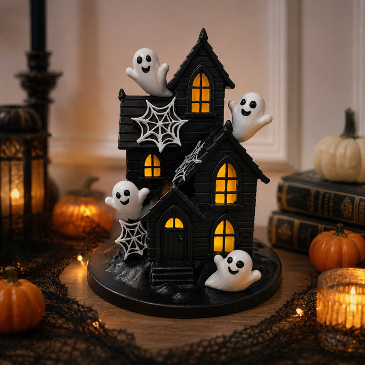 Halloween Deco House with spooky ghosts Stornfield