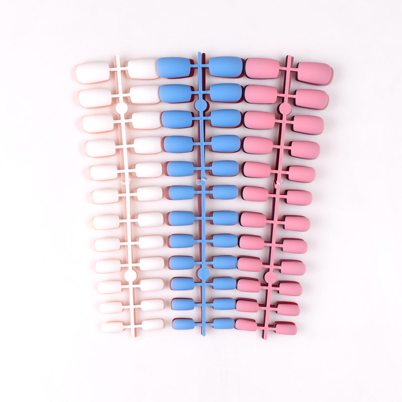 Matte Finish Long Stiletto Press-On Nails Stornfield