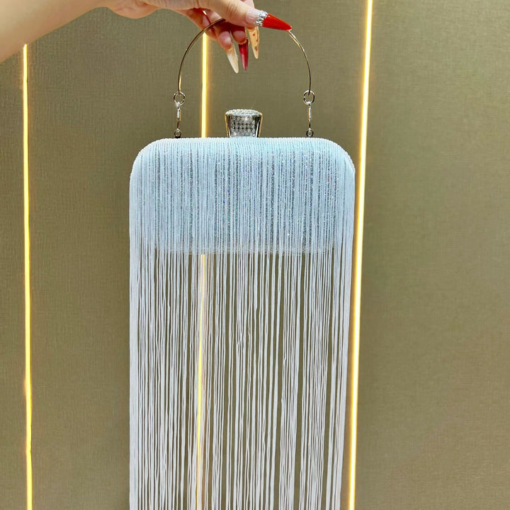 Fringe Detail Evening Clutch