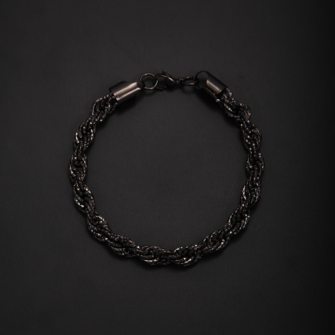 Braided Gold Statement Bracelet Stornfield