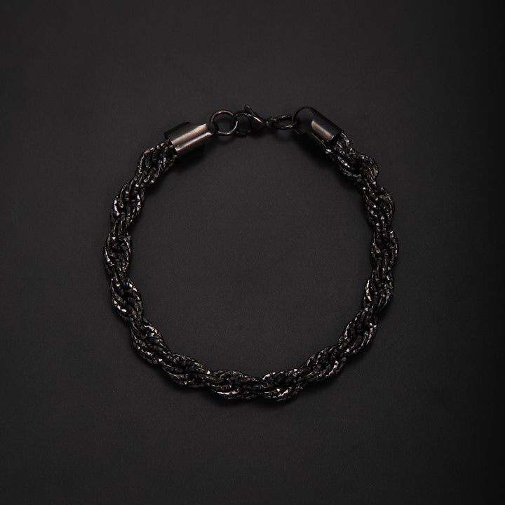 Braided Gold Statement Bracelet Stornfield