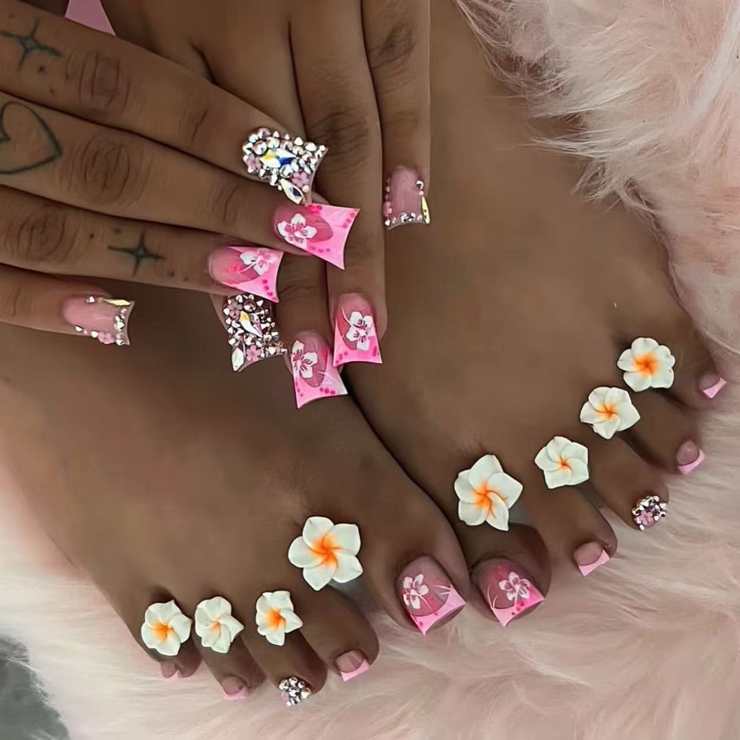 Premium Floral Nail Art Set Stornfield