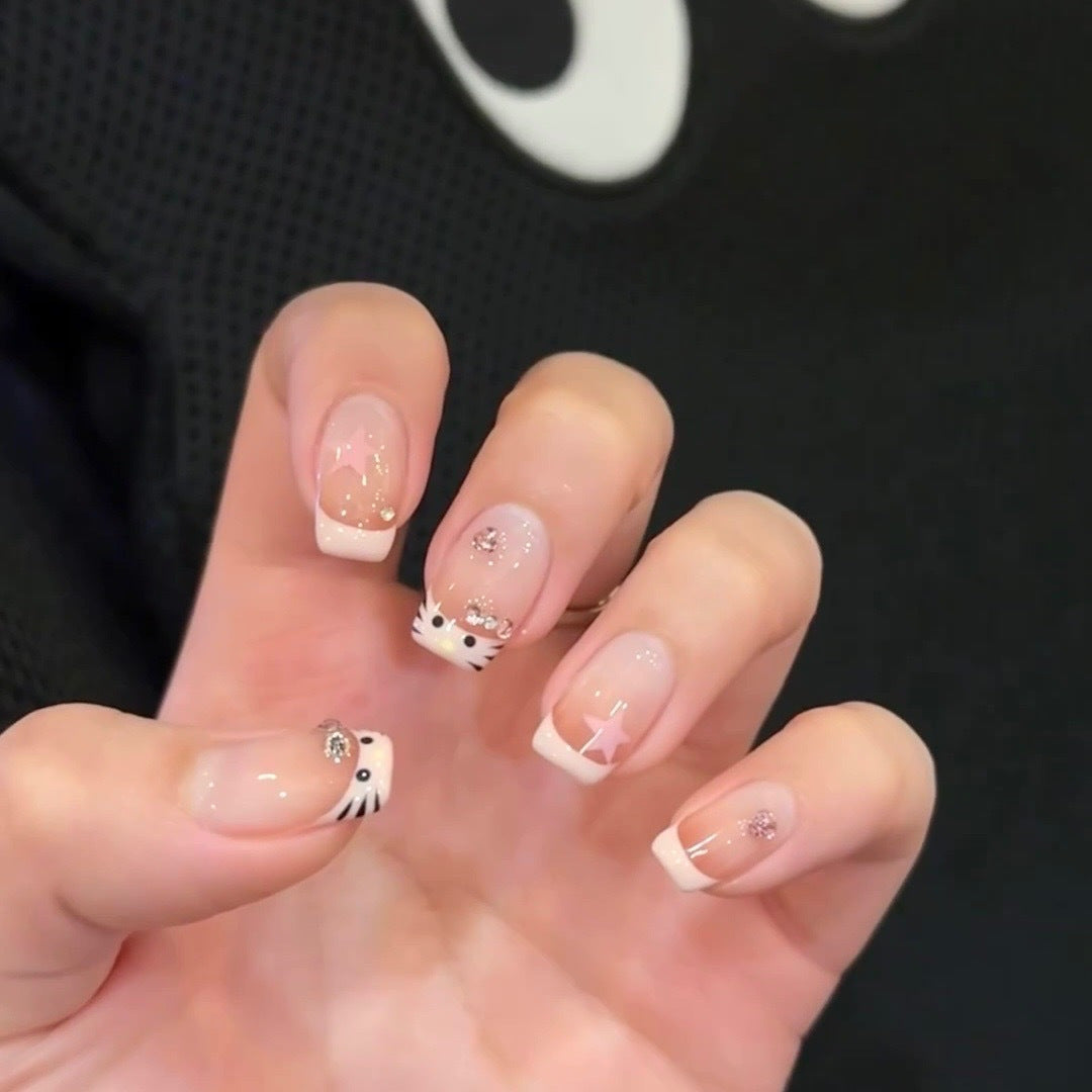 Artificial nails with Creative Animal Designs Stornfield