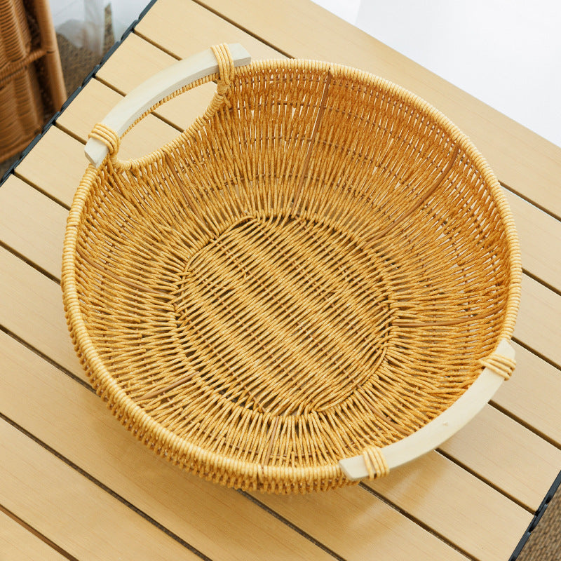 Decorative Woven Living Room Basket Stornfield