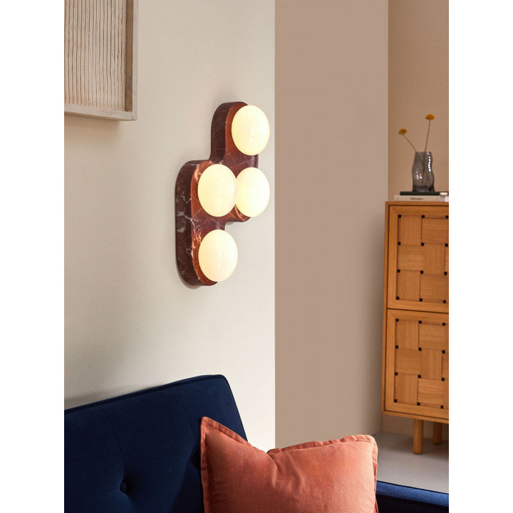 Marble-Base Table Lamp