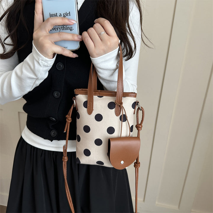 Dot Pattern Mini Crossbody Bag
