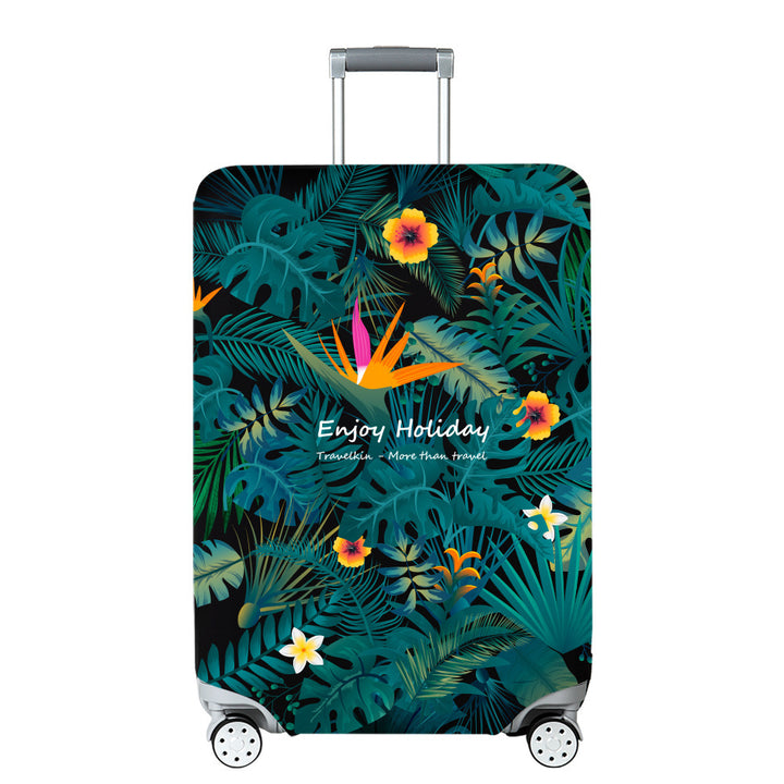 Unisex Hard Shell Travel Suitcase with Creative Travel Motif Stornfield