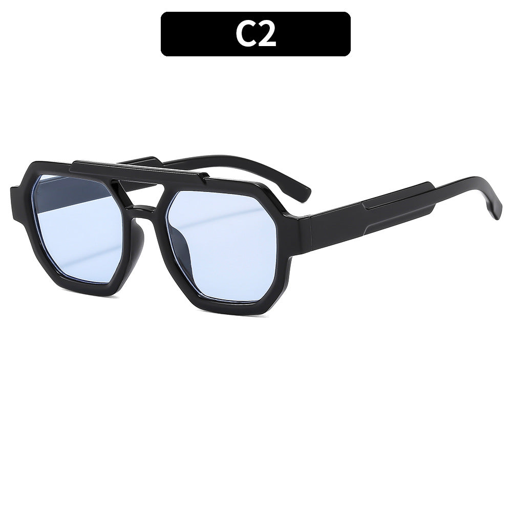 Geometric Shield Sunglasses  1787663917