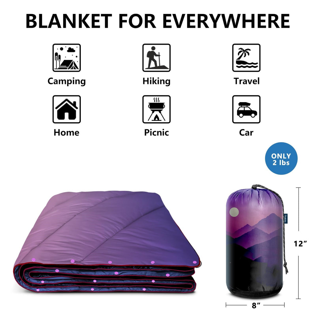 Unisex Travel Blanket with Thermal Insulating Filling Stornfield