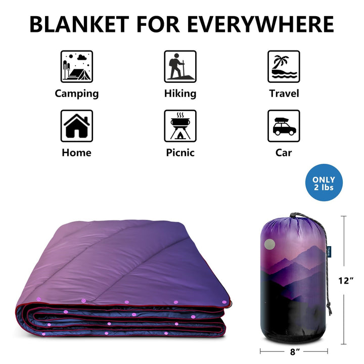 Unisex Travel Blanket with Thermal Insulating Filling Stornfield