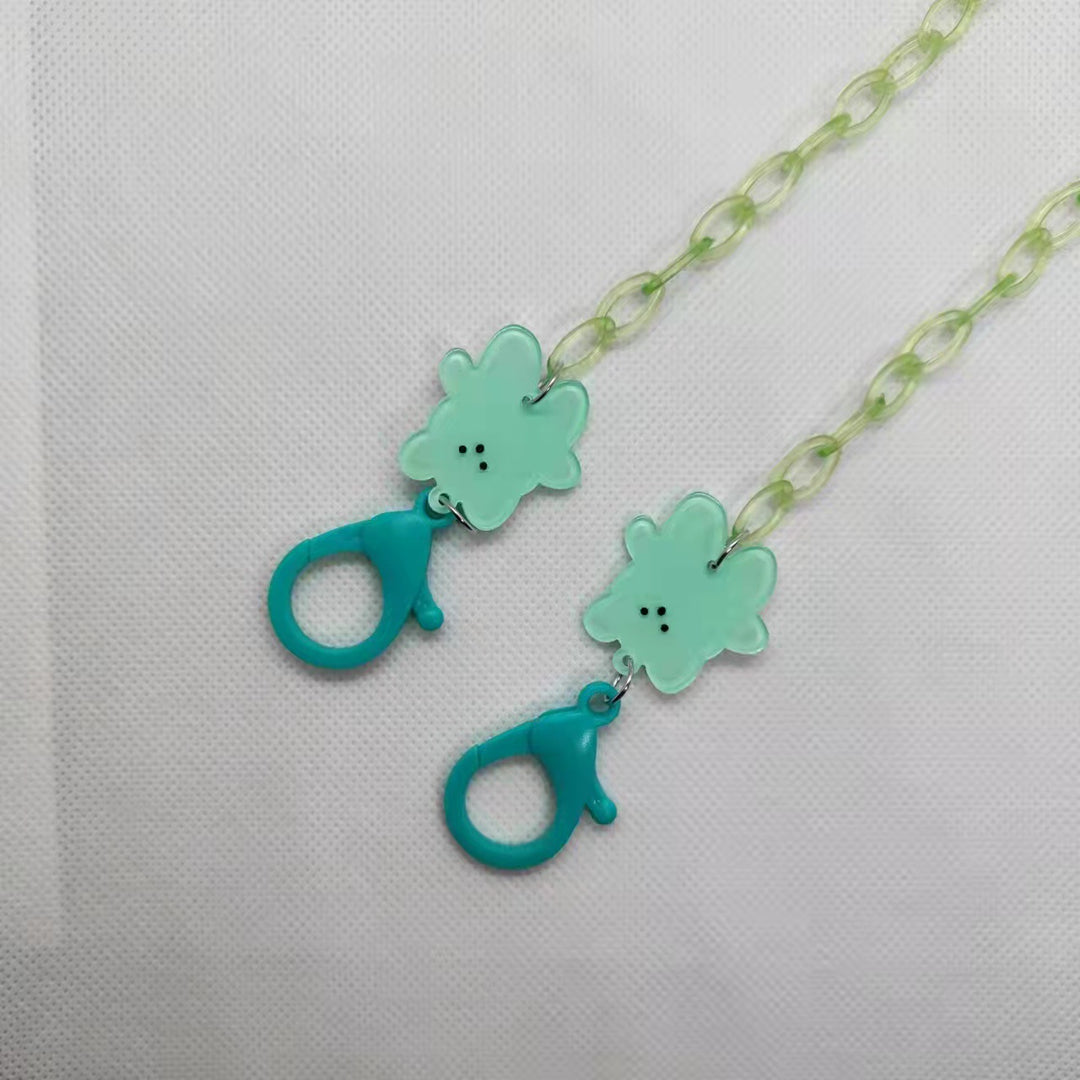 Playful glasses holder chain with floral motif Stornfield