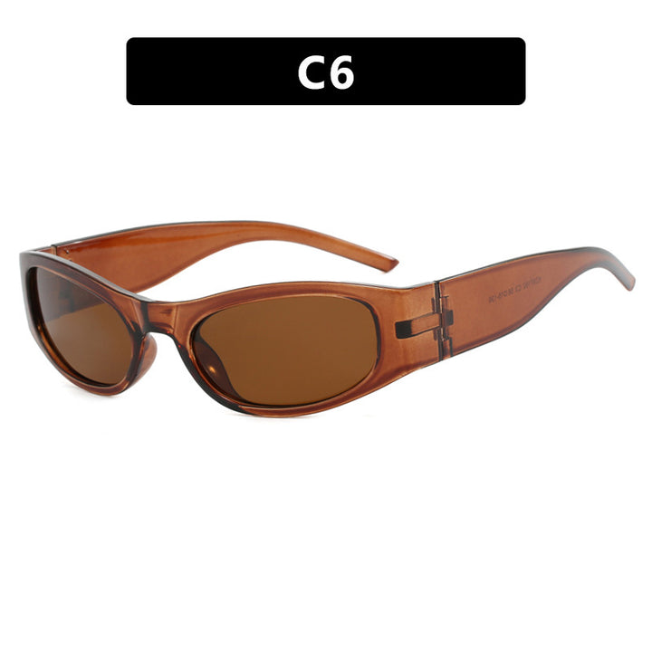Women's sporty sunglasses with a wide frame and UV protection Stornfield