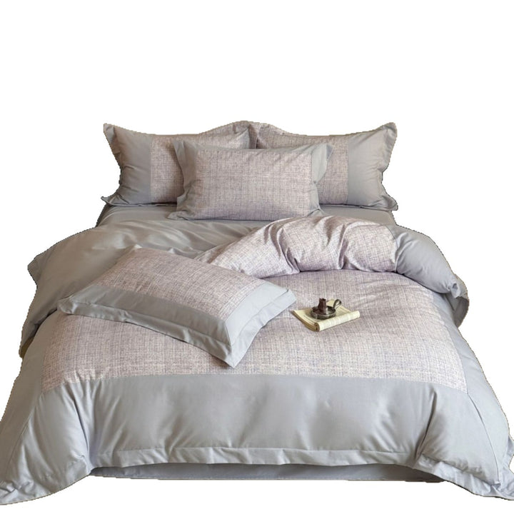 Luxury Cotton-Blend Duvet Cover and Pillowcase Bedding Set