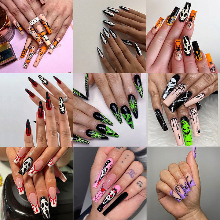 Holiday-Themed Press-On Nail Art Stornfield