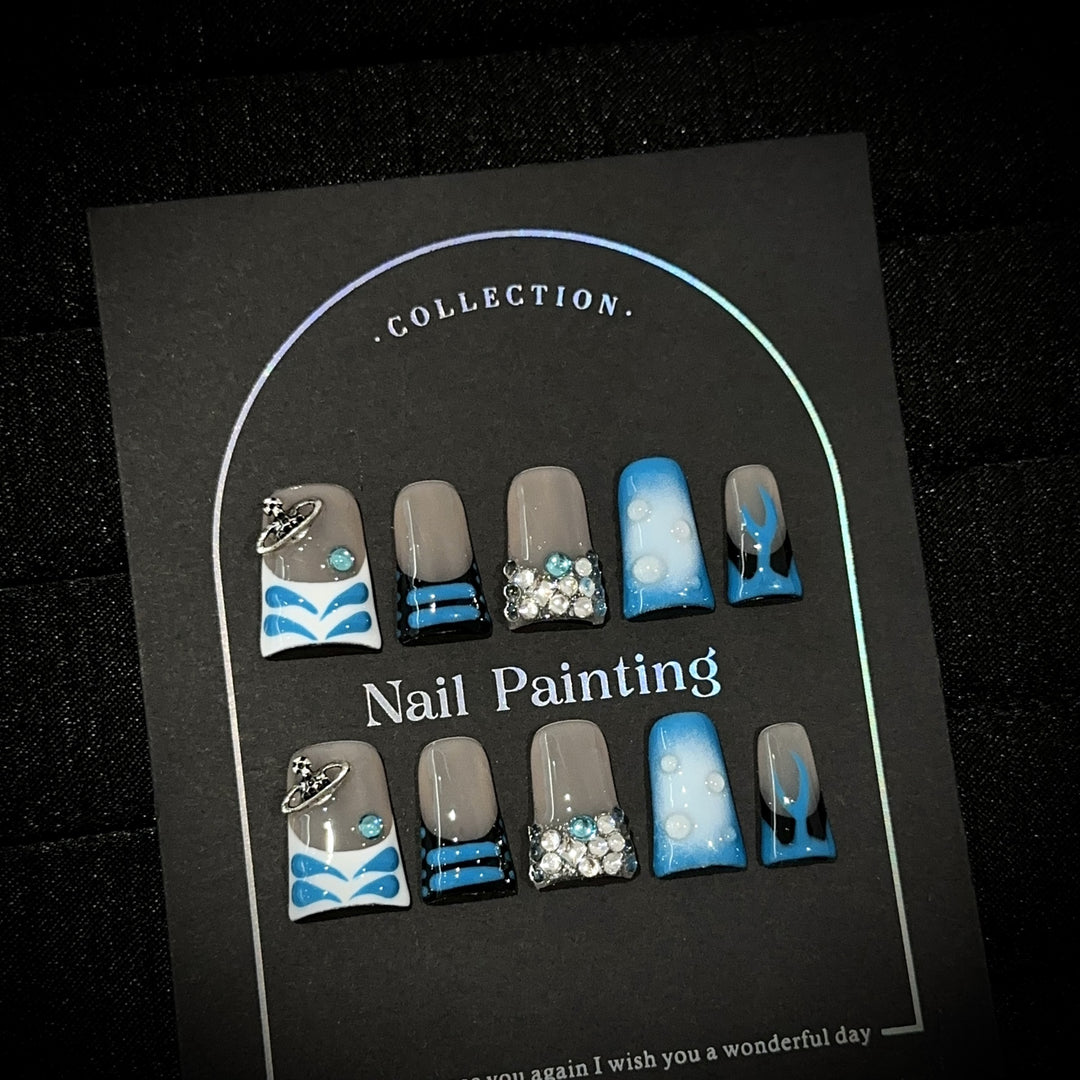 Creative 3D Press-On Nail Art Collection
