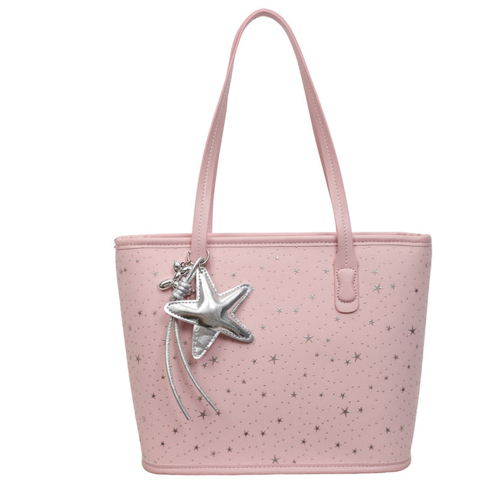 Trendy Star-Print Tote Bag Stornfield