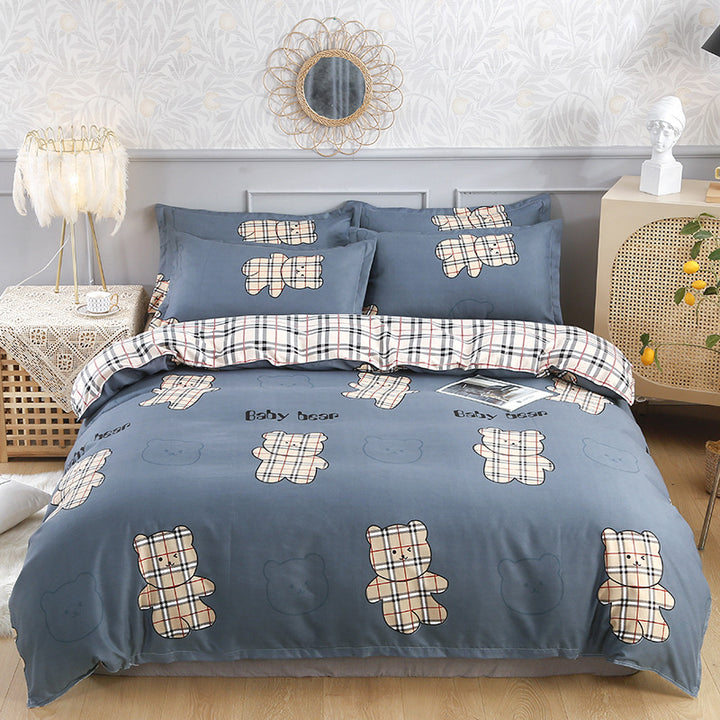 Cute Bear Themed Comforter Set