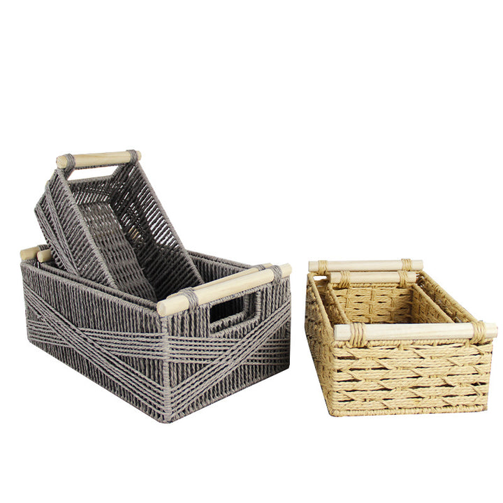 Woven Natural Storage Basket Stornfield