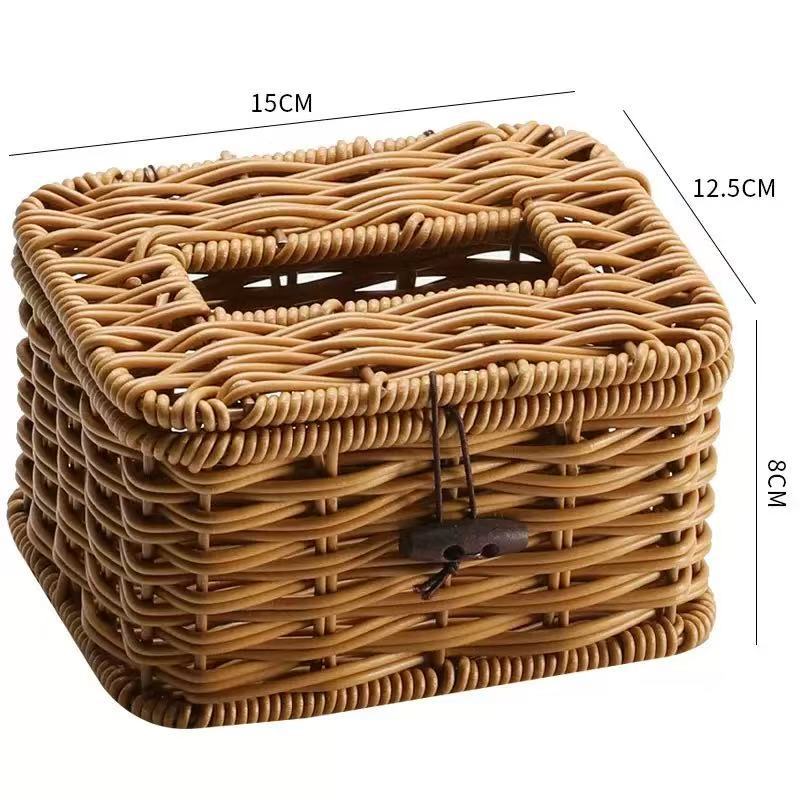 Handcrafted Wicker Storage Box Stornfield