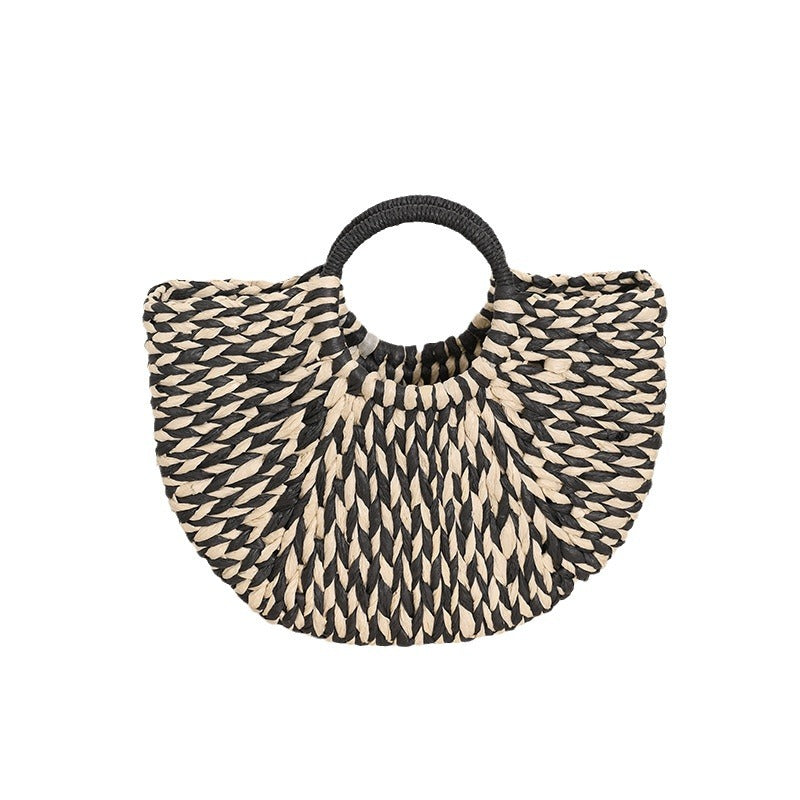 Stylish basket bag with round handle Stornfield