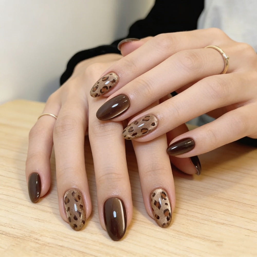 Artificial Nails in Elegant Leopard Pattern Stornfield