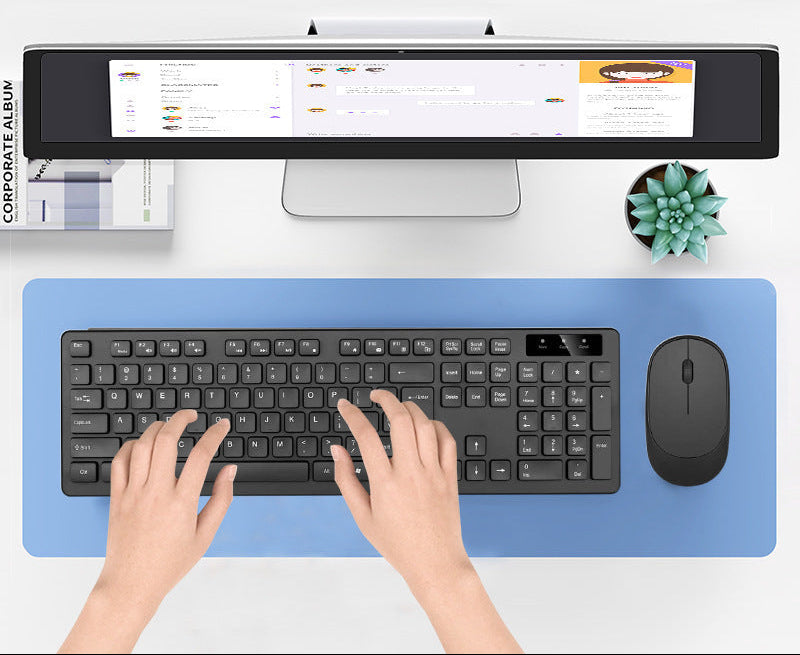 Wireless Slim-Profile Keyboard and Mouse Set Stornfield