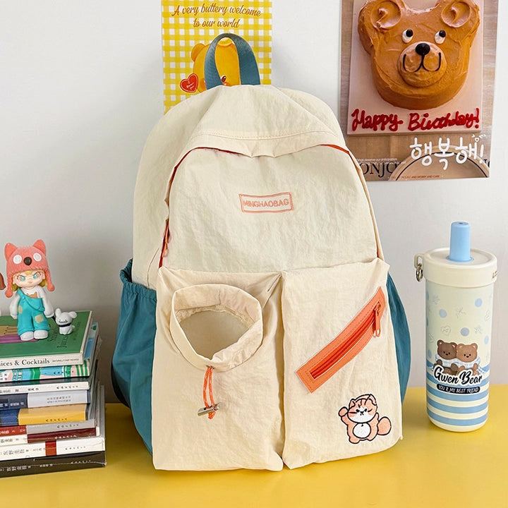 Playful Multi-Pocket Casual Backpack Stornfield