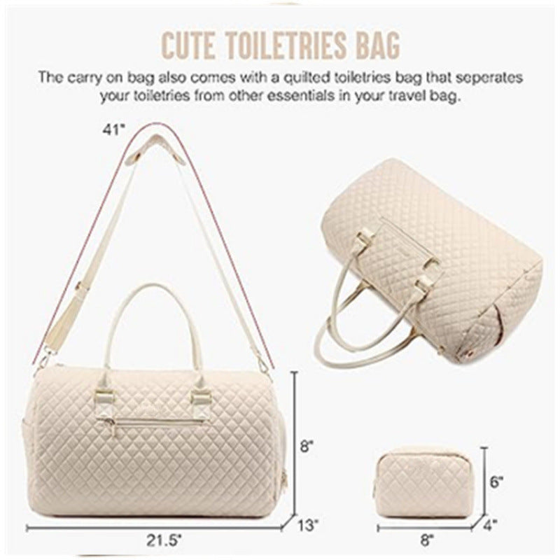 Quilted Weekender Duffle Bag Stornfield