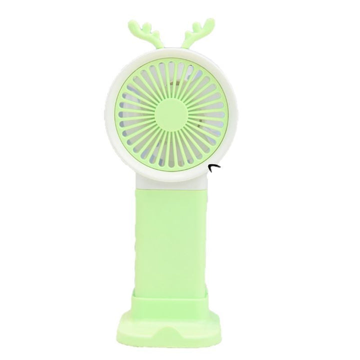 Unisex Cute Bunny-Themed Rechargeable Handheld Fan Stornfield
