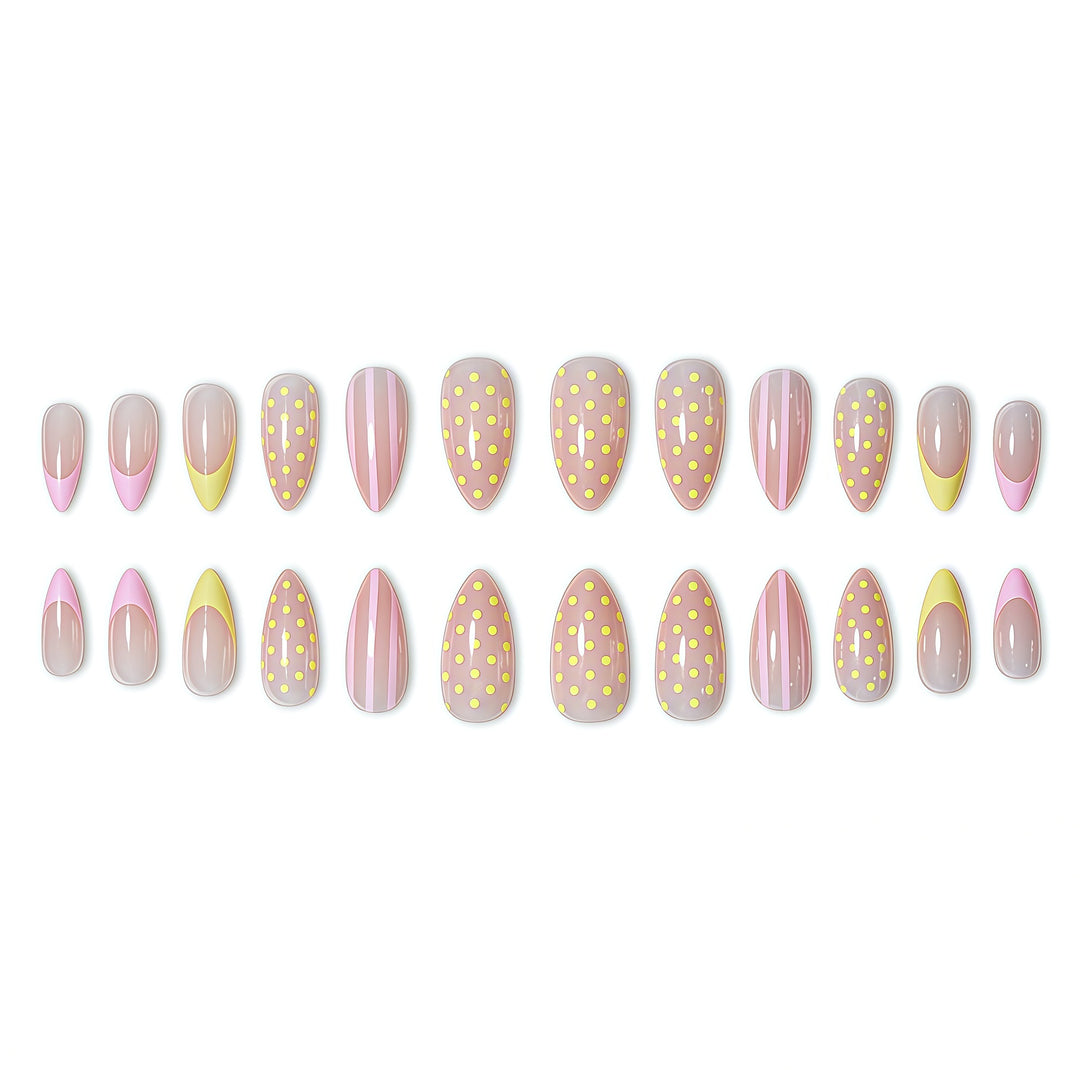Glossy Press-On Nail Set Stornfield
