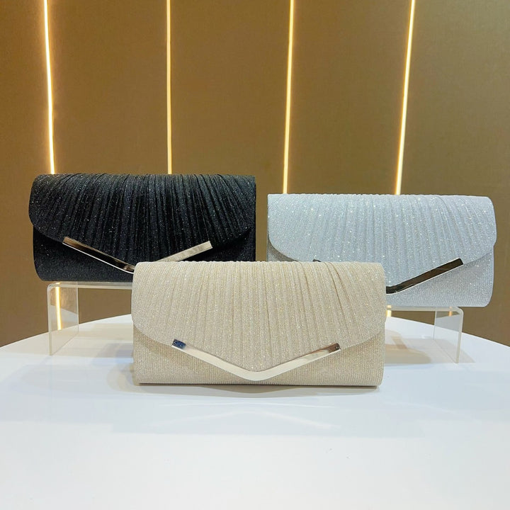 Elegant Pleated Clutch Bag