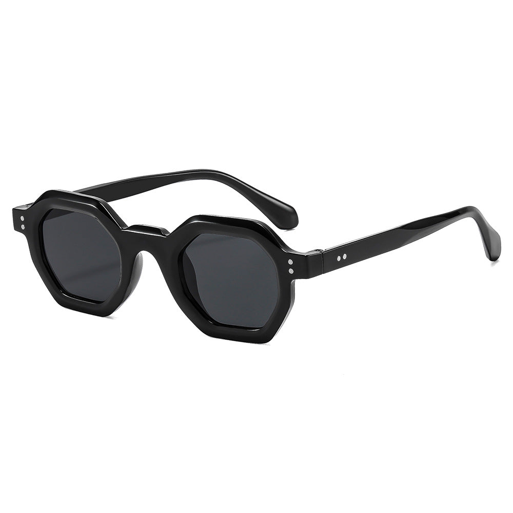 Women's octagonal sunglasses with stylish pattern and UV protection Stornfield