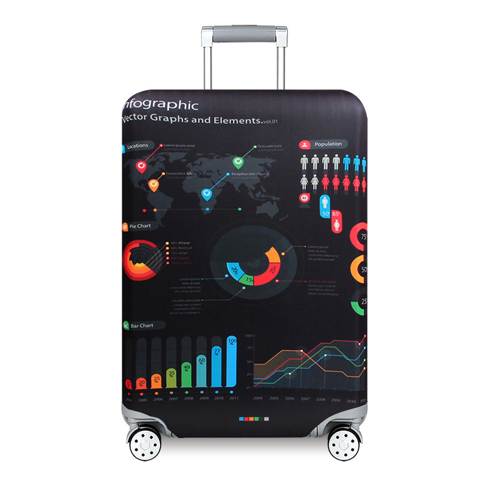 Women's Travel Suitcase with Colorful Floral Design Stornfield