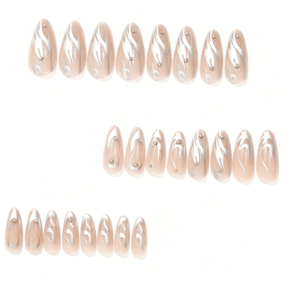 Artistic Abstract Acrylic Nail Enhancements Stornfield