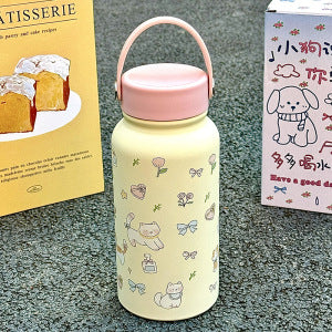 Women’s insulated drinking bottle with funny cat design Stornfield