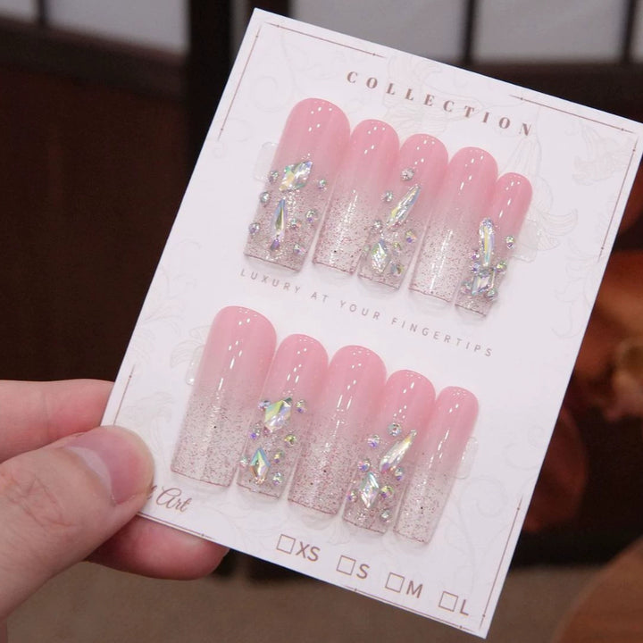 Luxury Glitter Acrylic Press-On Nail Set