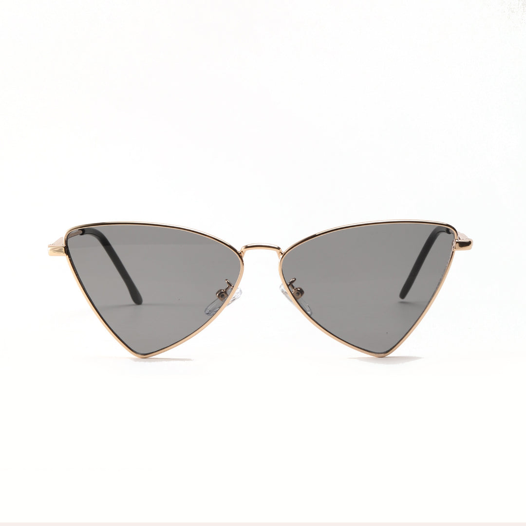 Women trendy Cat-Eye sunglasses with golden accents Stornfield