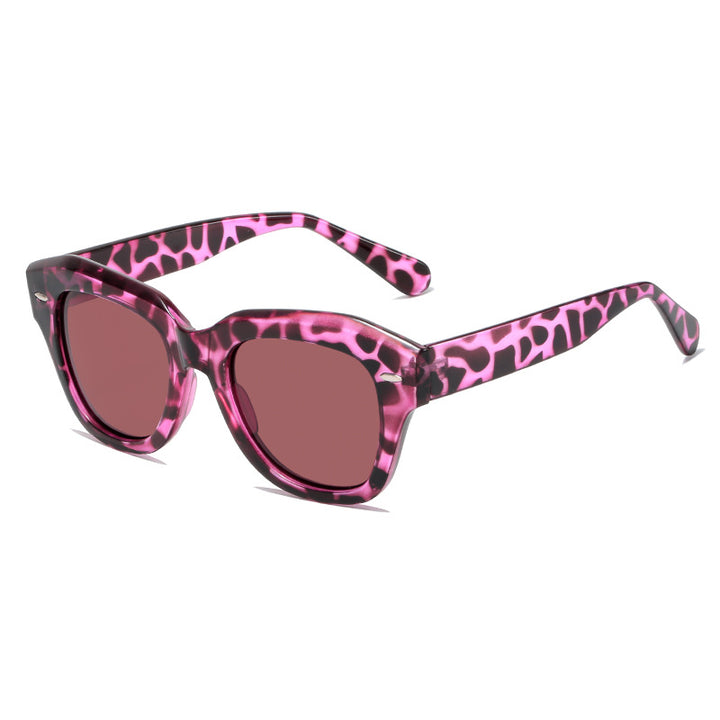 Women stylish sunglasses in modern design with transparent frame Stornfield