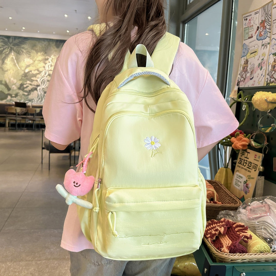 Stylish Floral Embroidered Backpack Stornfield