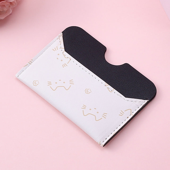 Cute Cat-Themed Card Wallet