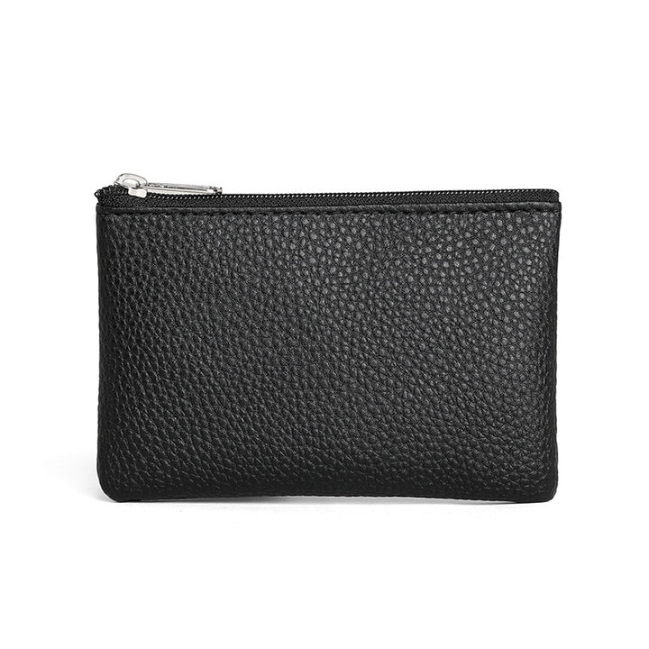 Premium Leather Zip Coin Pouch