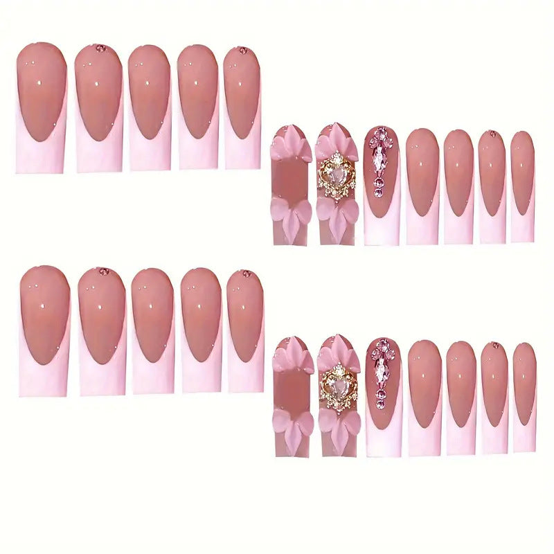 Floral Bohemian Press-On Nail Art Stornfield