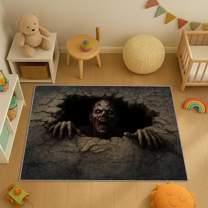 3D Horror-Inspired Entrance Mat