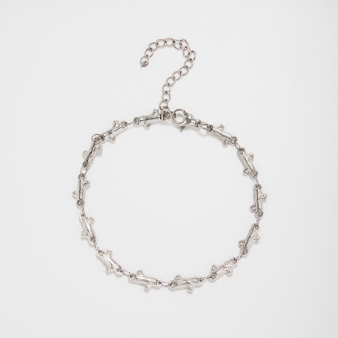 Intricate Textured Chain Bracelet Stornfield