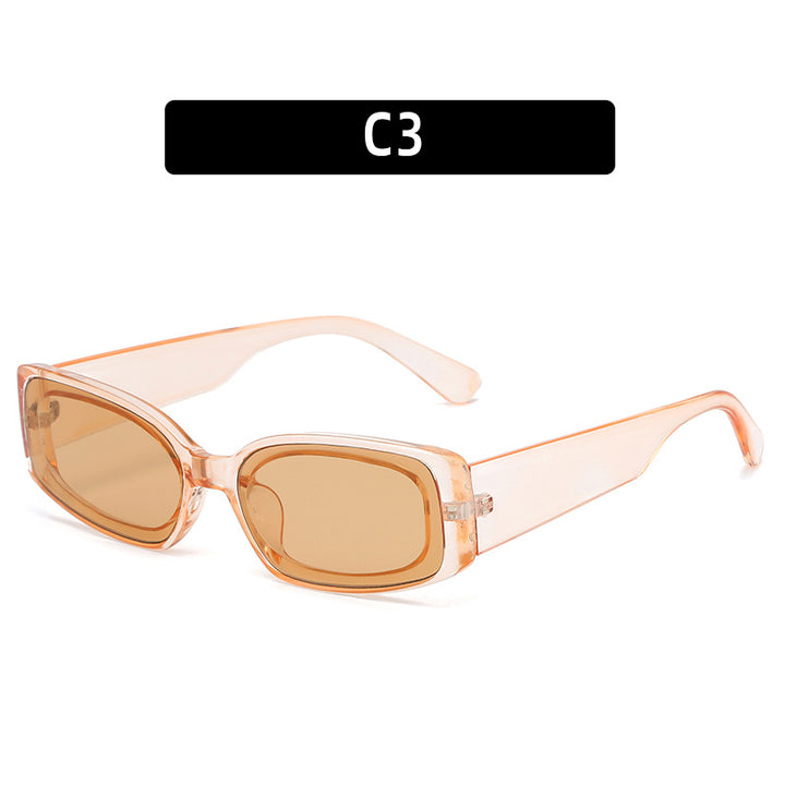 Stylish Rectangular Frame Glasses