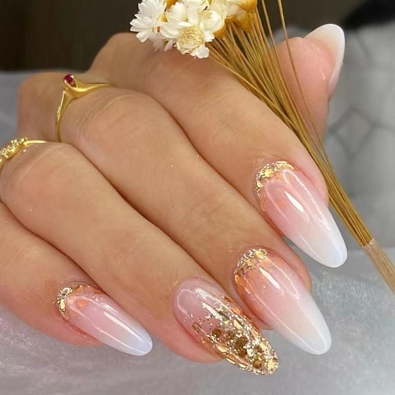 Elegant Glitter Gel Nail Tips Stornfield